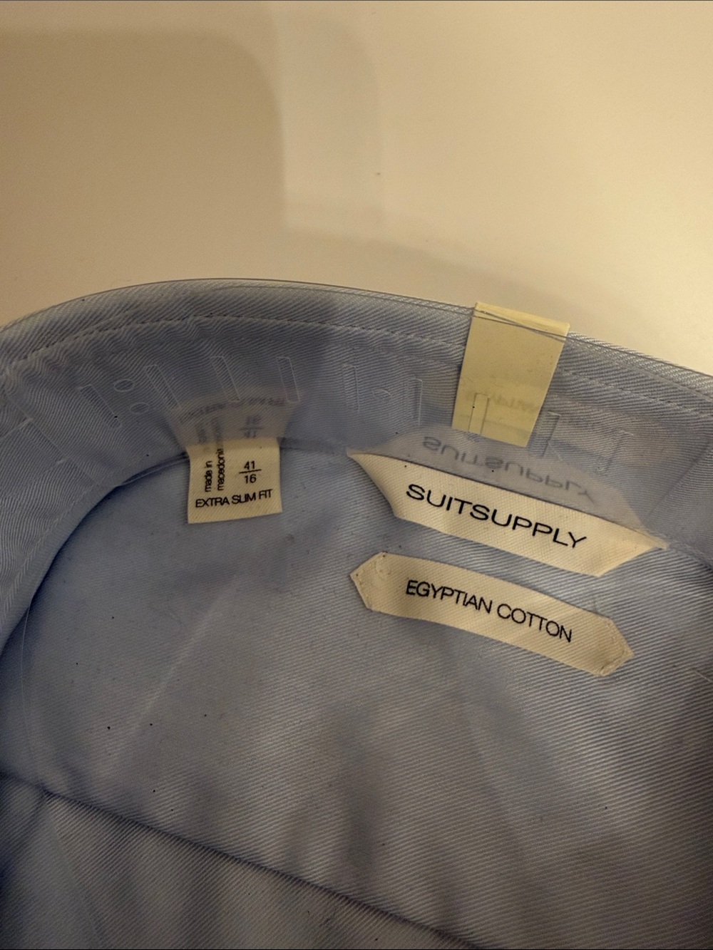 Suitsupply Light Blue Dress Shirt - Point Collar - Picture 2 of 3